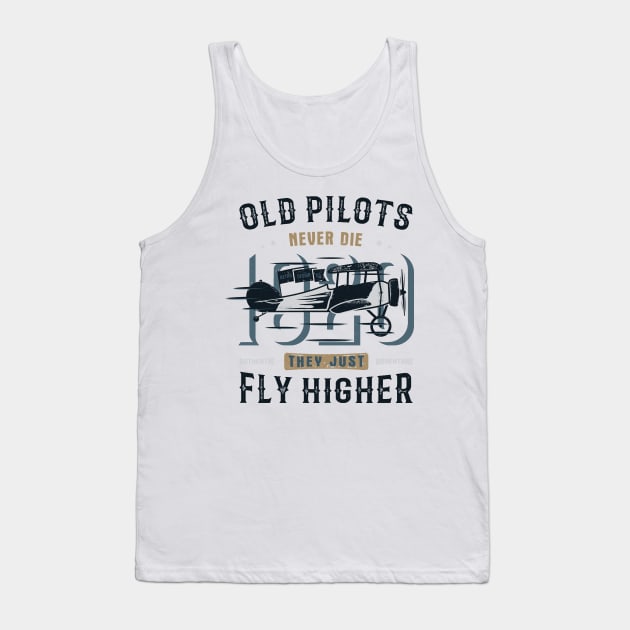 Old pilots Tank Top by p308nx